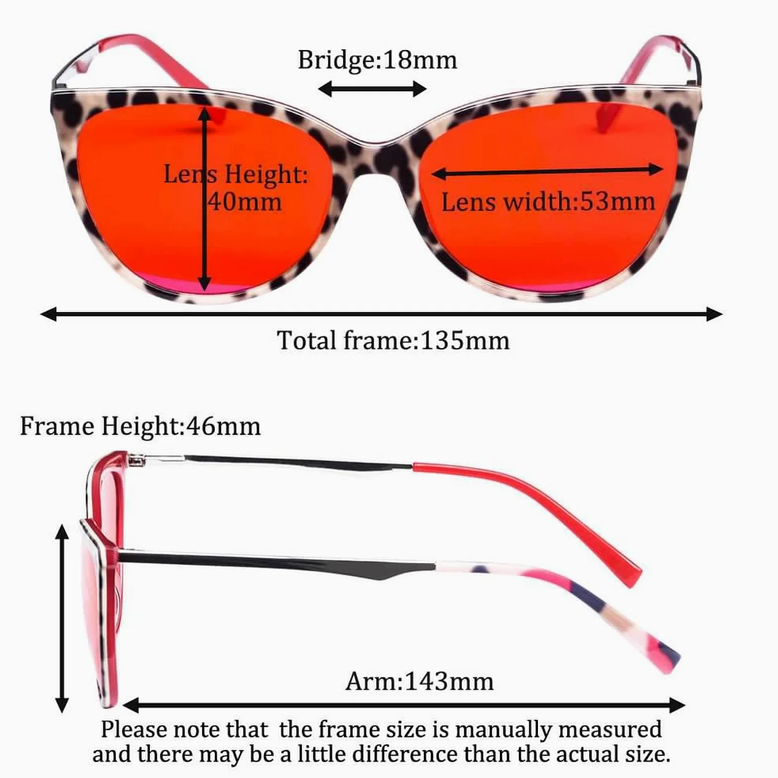 Okulary z filtrem niebieskiego światła damskie czerwone soczewki dobry sen eliminują zmęczenie oczu okulary pomarańczowe niebieskie okulary blokujące - AM66CRED, C5, czerwony obiektyw