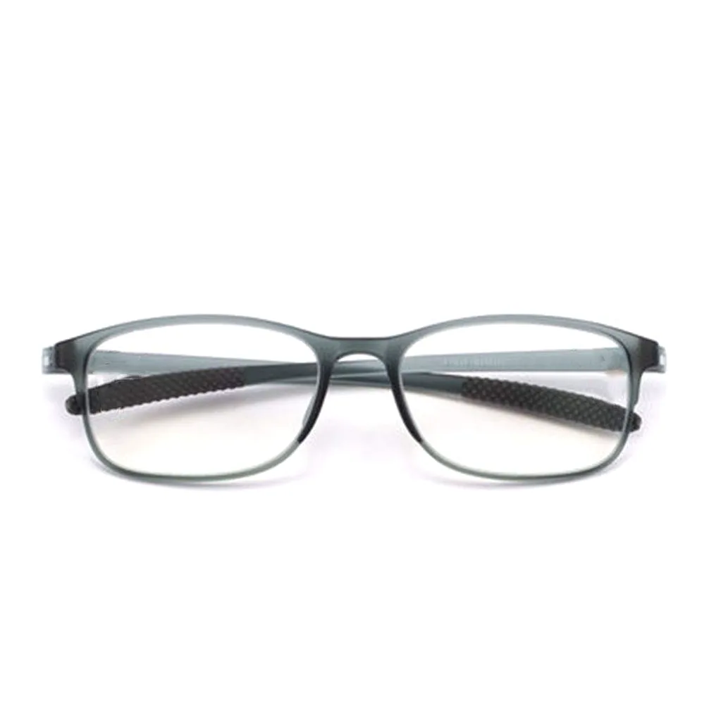 Okulary do czytania filtr światła niebieskiego okulary komputerowe do blokowania bólu głowy okulary przeciw zmęczeniu oczu, stylowe czytniki męskie/damskie (Color : Brown, Size : 3.5)