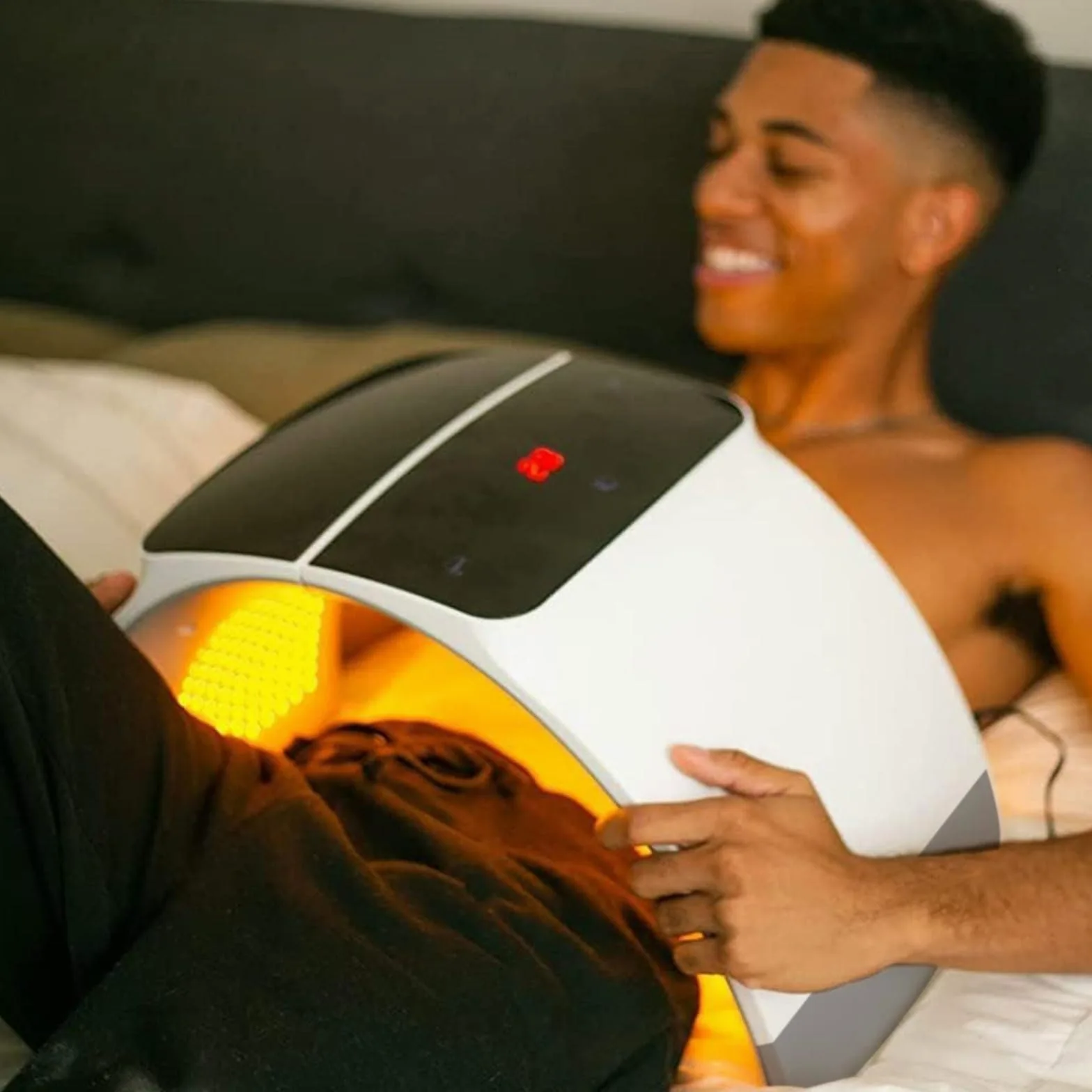 Maska do terapii światłem czerwonym – maska LED do terapii światłem na twarz, terapia podczerwienią, 7 kolorów, terapia światłem LED, do pielęgnacji skóry w domu