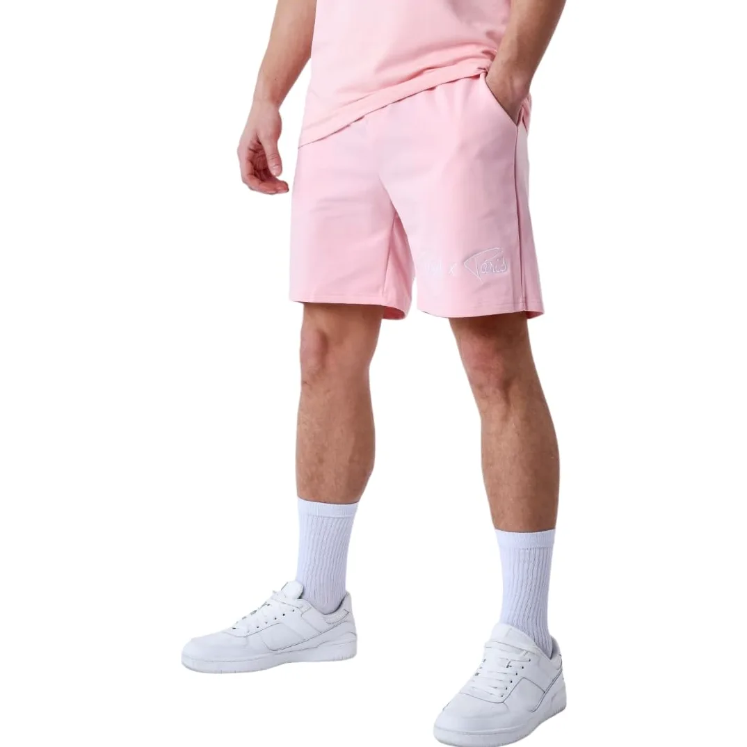 PROJECT X PARIS, Szorty bermudy, męski, rozmiar L, kolor różowy, 65% Cotton,30% Polyester,5% Spandex