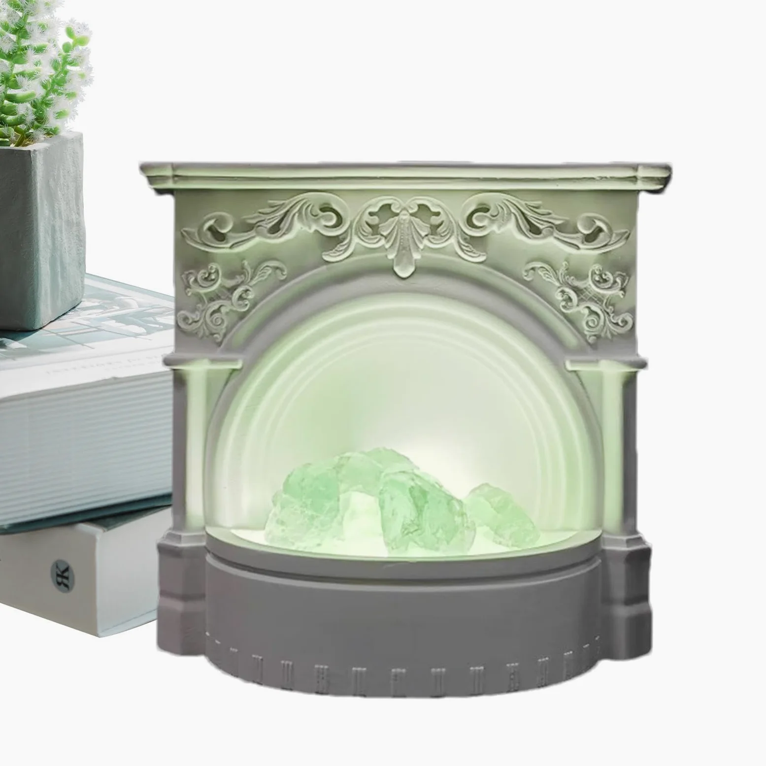 aromaterapeutyczna, dyfuzor ze światłem Dekoracja kominków lampy