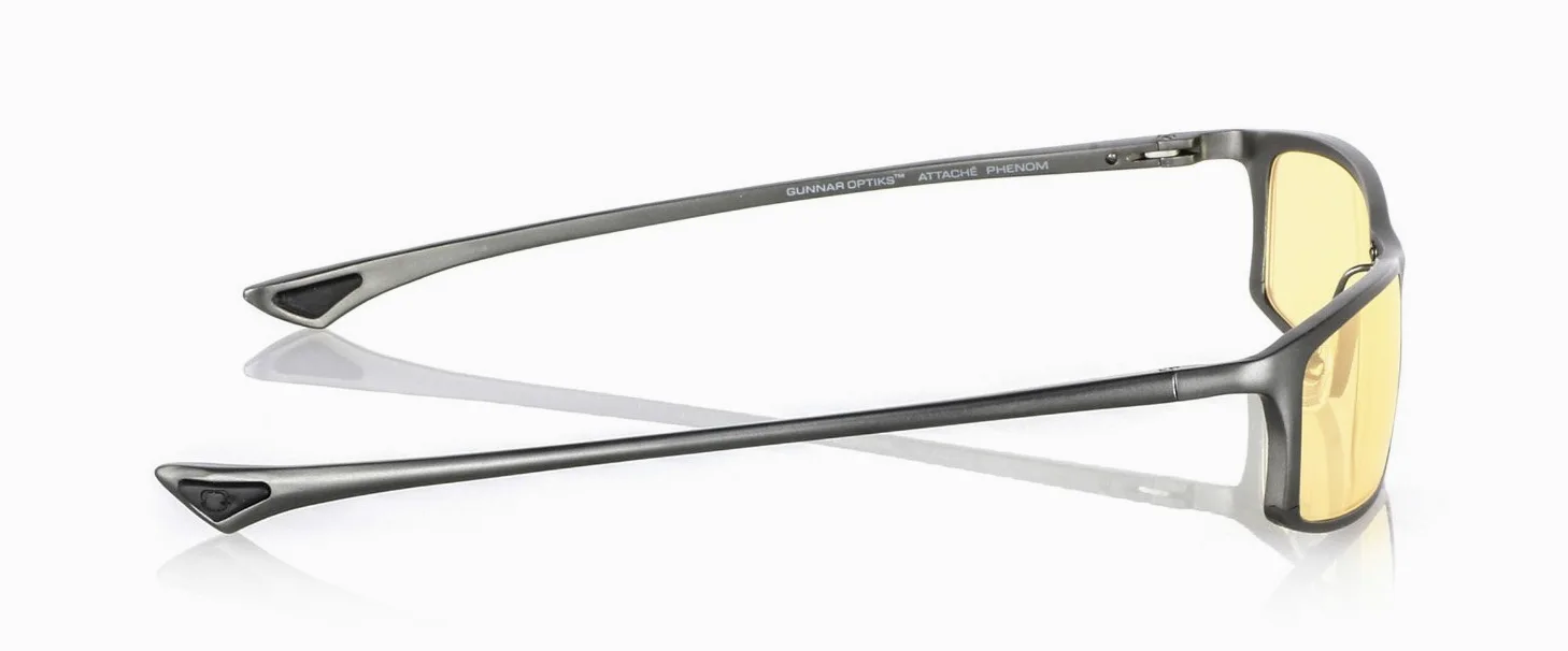 Gunnar Optis Phenom Graphite okulary do wyświetlacza komputera szare