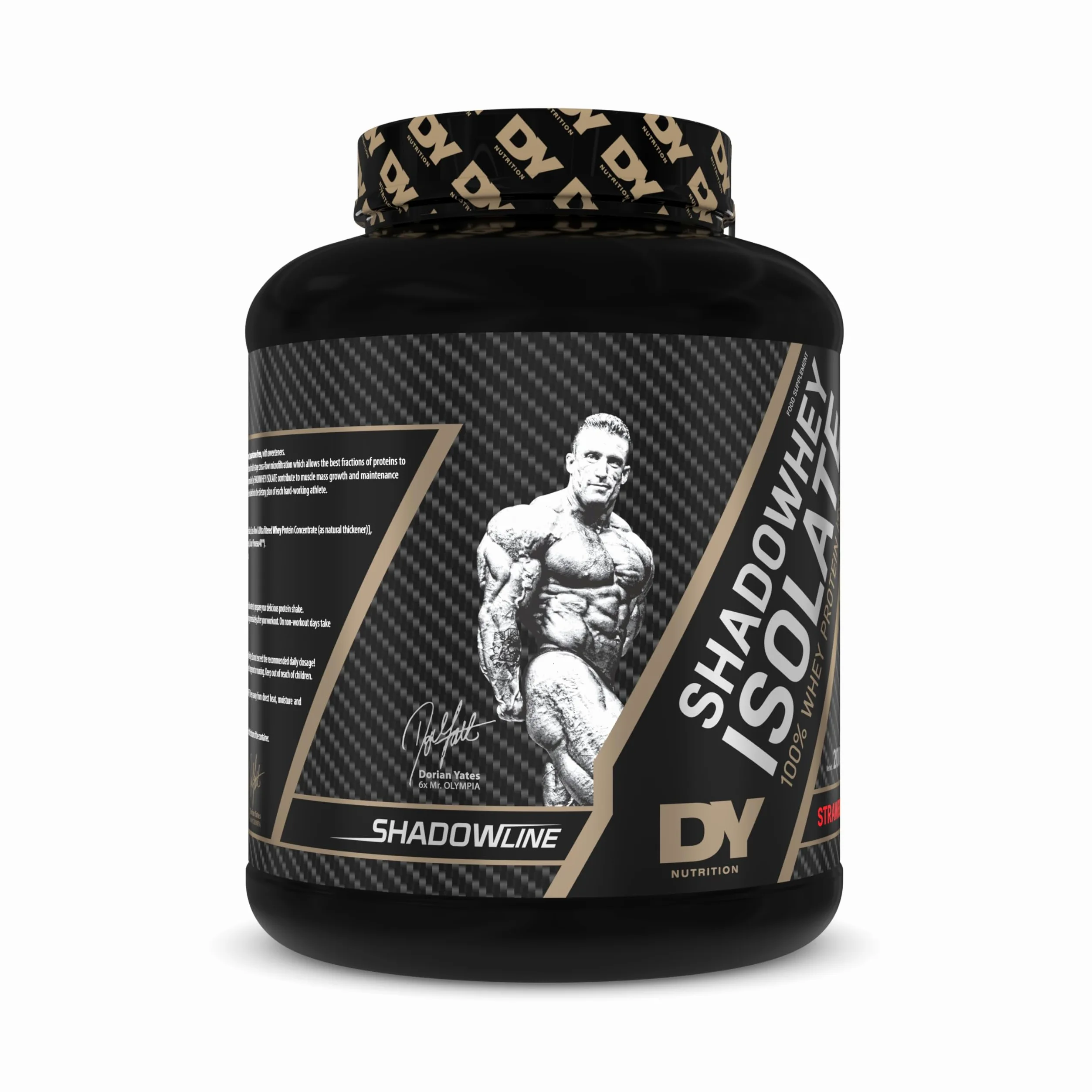 DY Nutrition Shadowhey Isolate (2000g) Strawberry Banana - Białka - Izolat białka serwatkowego