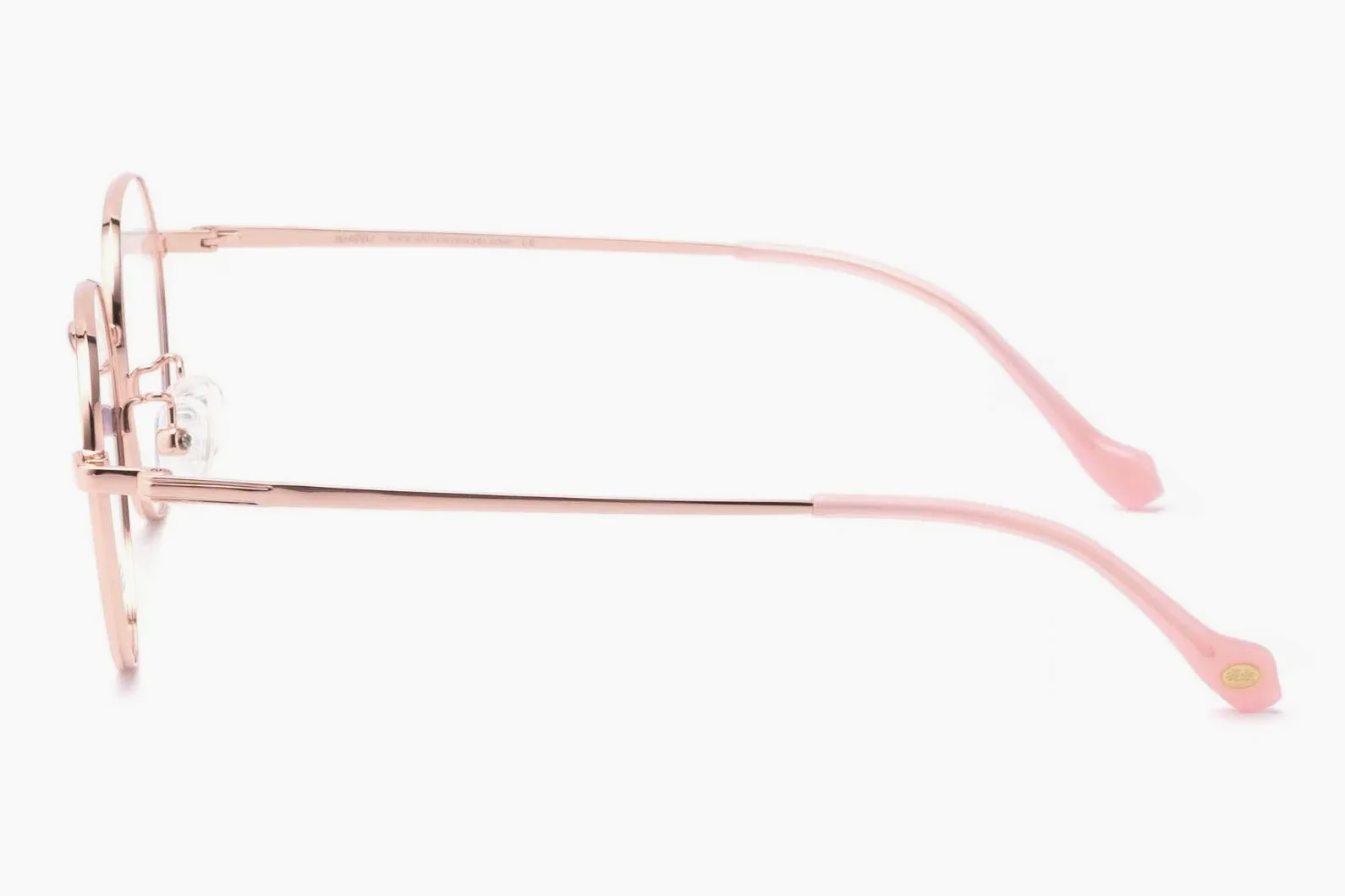 SHINU Niebieskie światło blokujące okulary do komputera przeciwzmęczeniowe z tytanową ramą-AT1027, C1 Rose Gold, M