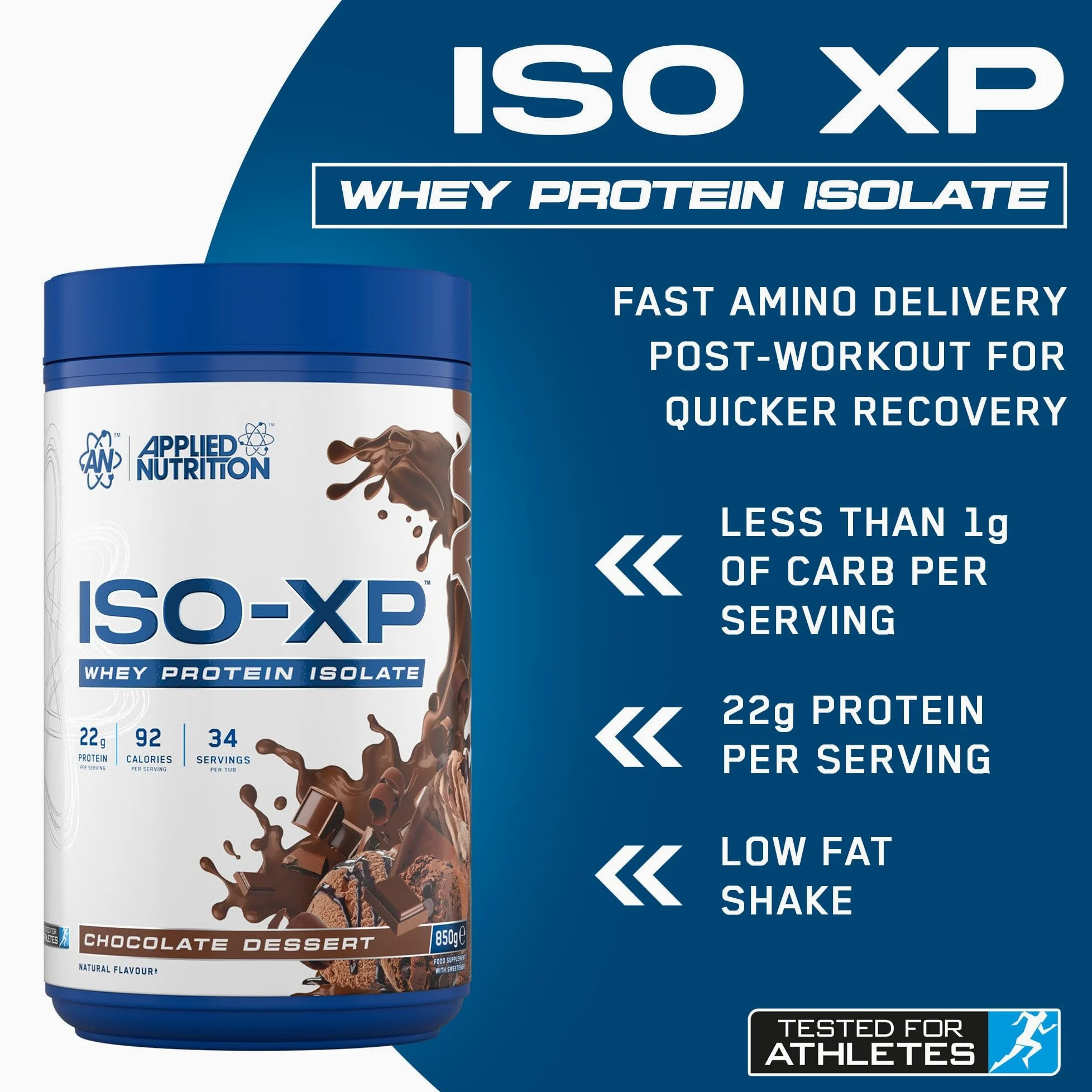 Applied Nutrition Iso-XP (850g) Chocolate Dessert - Białka - Izolat białka serwatkowego