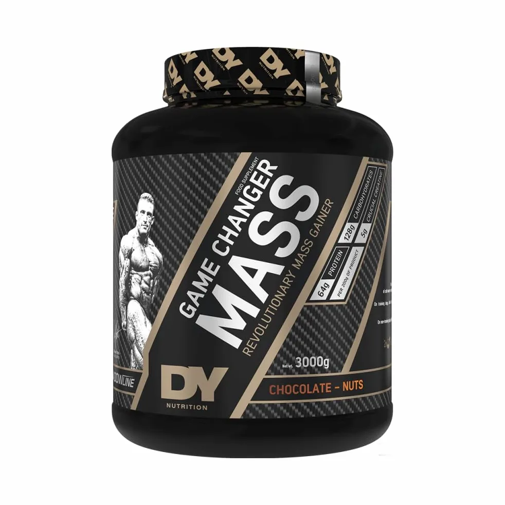 Dorian Yates Nutrition Game Changer Mass (3000g) Chocolate Nuts - Przyrost masy ciała - Z kreatyną