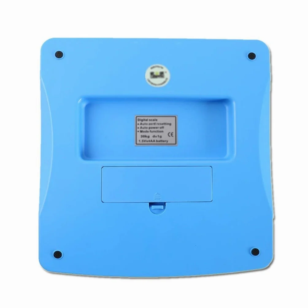 30kg/1g Cyfrowa elektroniczna waga kuchenna Precyzyjna waga do paczek Komercyjna waga platformowa Wielofunkcyjna Gotowanie Pieczenie Ważenie owoców (kolor: czarny) (biały)