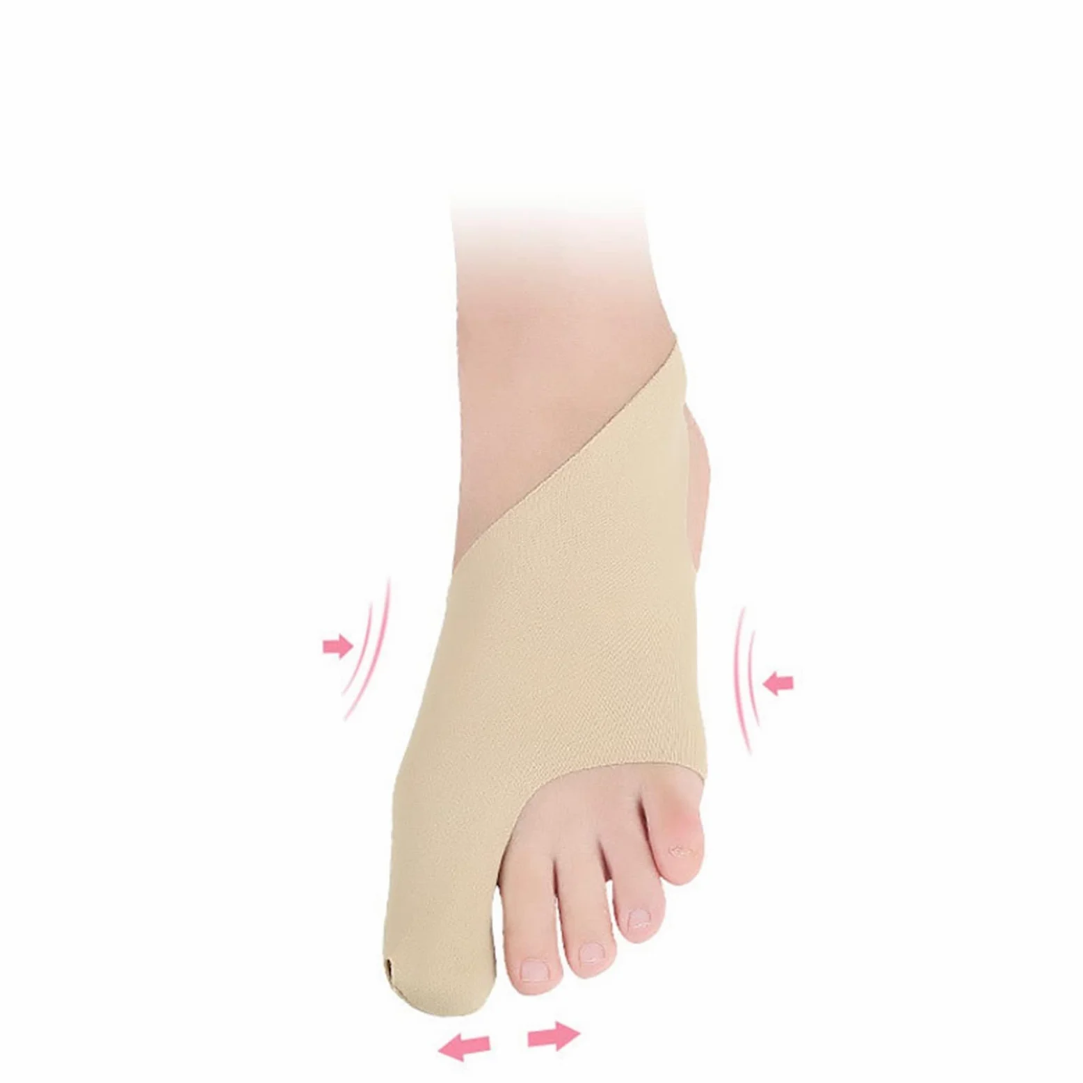 1 para separator palców u nogi kciuk zespół cieśni kanału nadgarstka ortopedyczny korektor palucha koślawego Pedicure skarpetki stopa zespół cieśni kanału nadgarstka prostownica regulator Brace