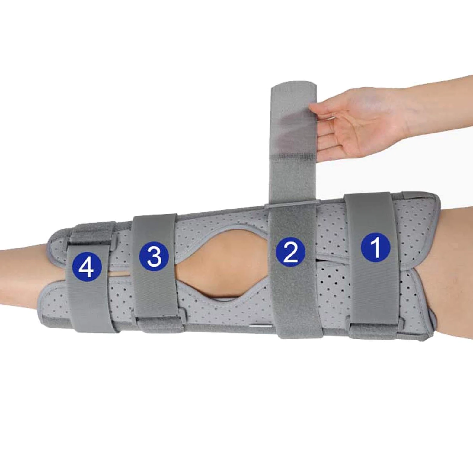 Regulowany stabilizator kolana z otwartą rzepką