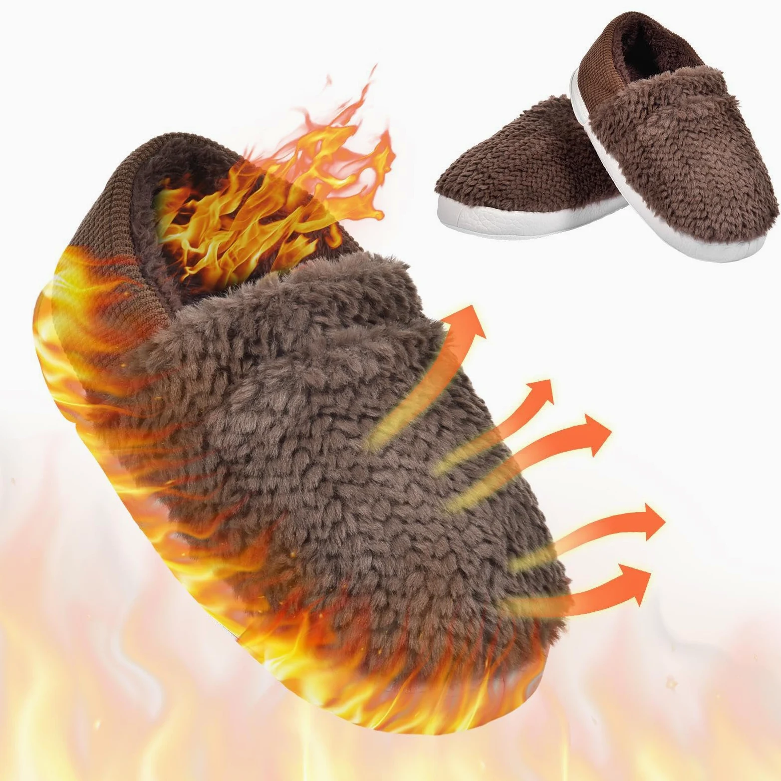 Ogrzewane buty Przenośne Miękkie Pralne Buty