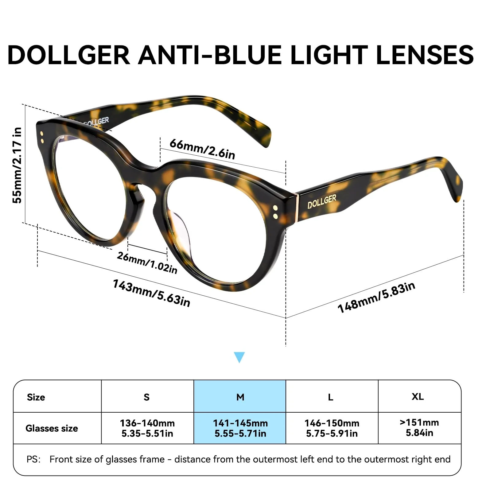 Dollger Okulary blokujące niebieskie światło dla kobiet i mężczyzn, kwadratowe, vintage, ochrona UV400, okulary do gier komputerowych