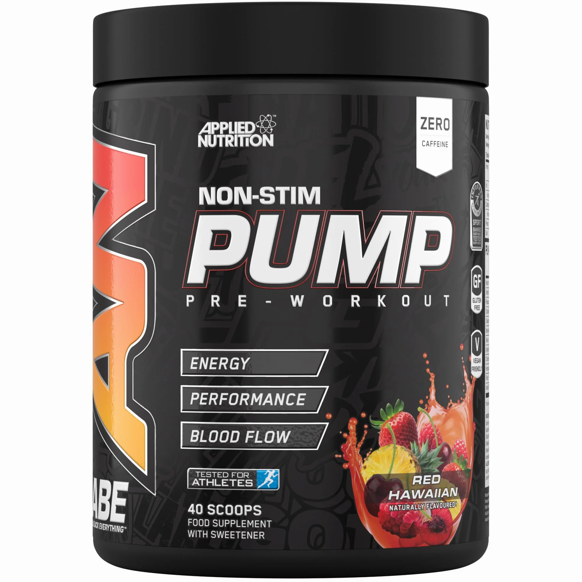 Applied Nutrition ABE Non-Stim Pump (40 Serv) Red Hawaiian - Przedtreningówki - NO Booster