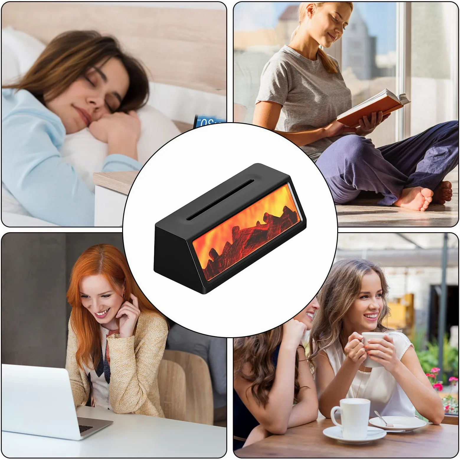 Nawilżacz mgły – dyfuzor retro, ultradźwiękowy nawilżacz powietrza w