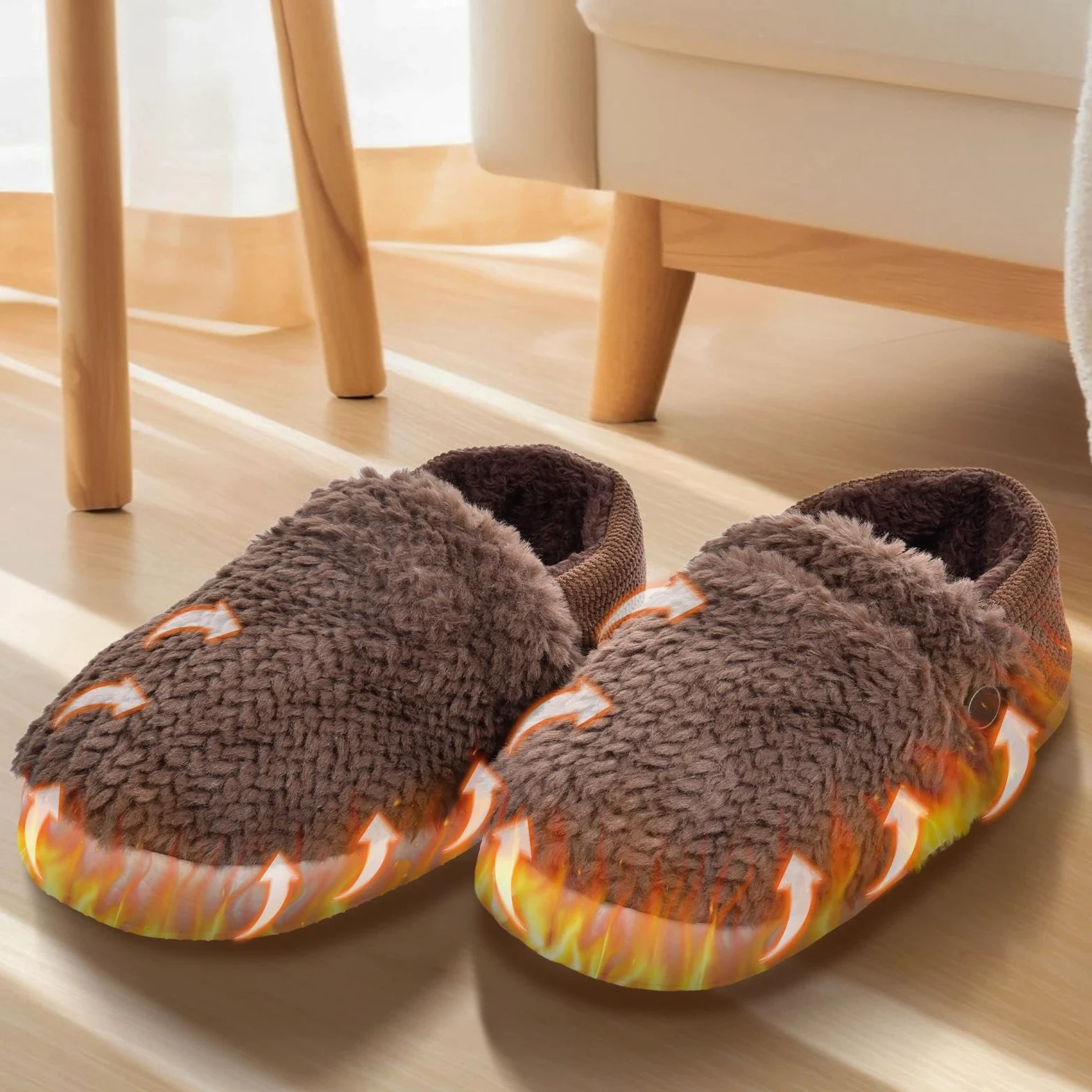 Ogrzewane buty Przenośne Miękkie Pralne Buty