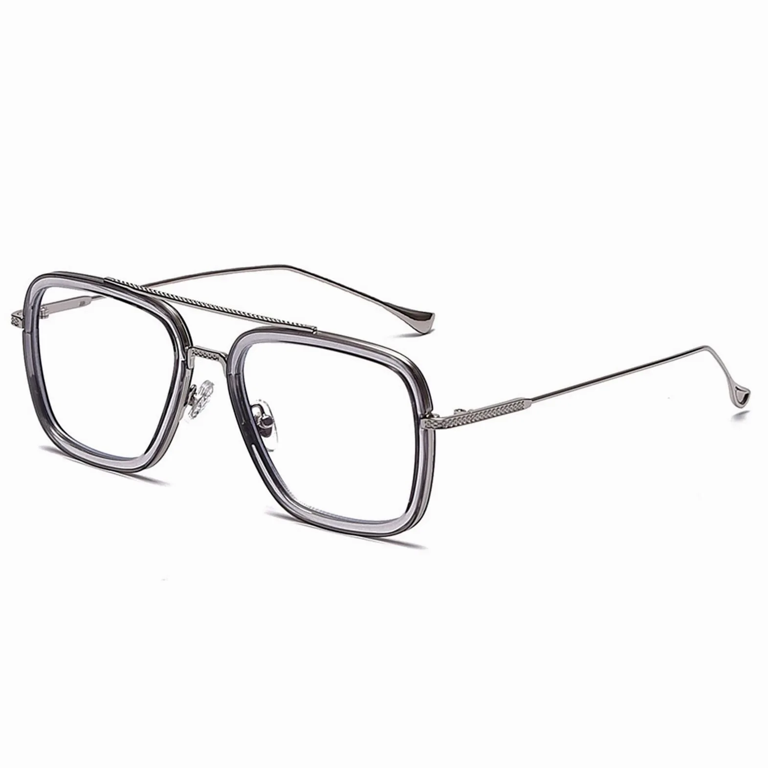 Okulary komputerowe okulary do gier unisex niebieskie światło blokujące okulary męskie metalowe antyniebieskie światło płaskie okulary okulary oprawka anty-niebieskie promienie komputerowe okulary do gier