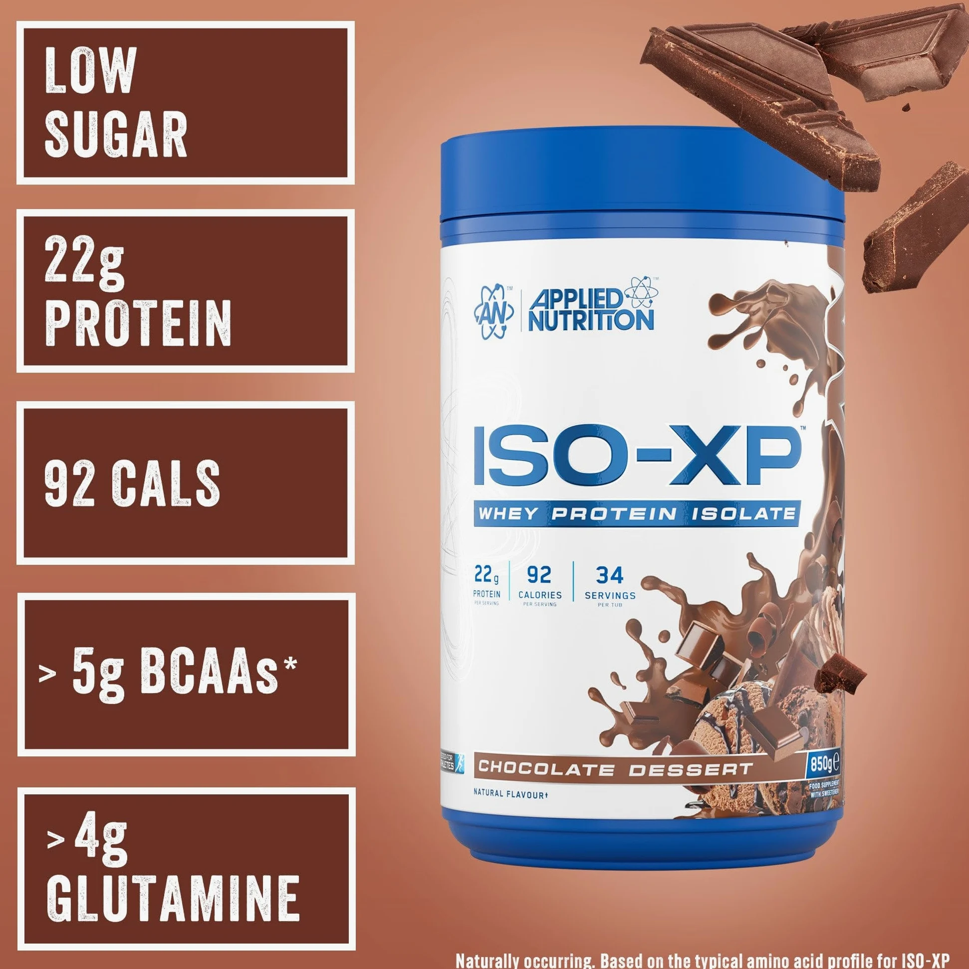 Applied Nutrition Iso-XP (850g) Chocolate Dessert - Białka - Izolat białka serwatkowego