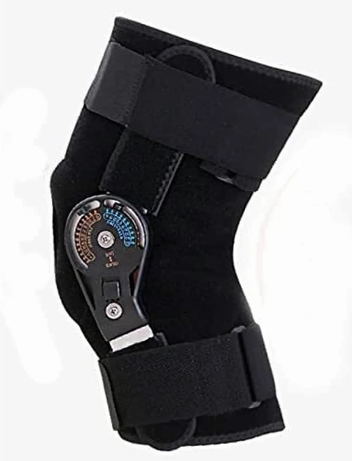 Stabilizator kolana na zawiasach na zawiasach stabilizator kolana zawias immobilizer kolana dla mężczyzn i kobiet samoregulujący stabilizator kolana jeden rozmiar pasuje do większości