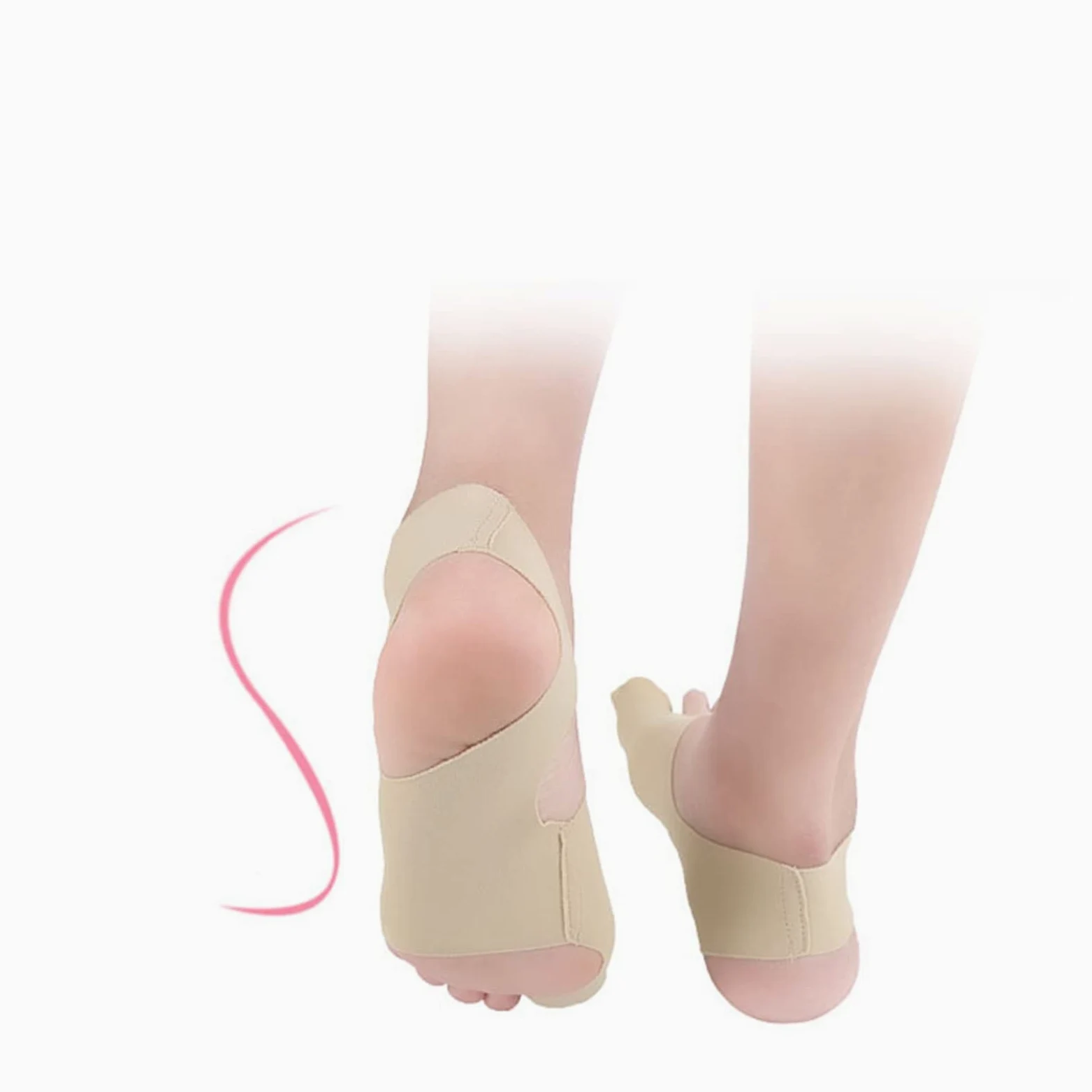 1 para separator palców u nogi kciuk zespół cieśni kanału nadgarstka ortopedyczny korektor palucha koślawego Pedicure skarpetki stopa zespół cieśni kanału nadgarstka prostownica regulator Brace
