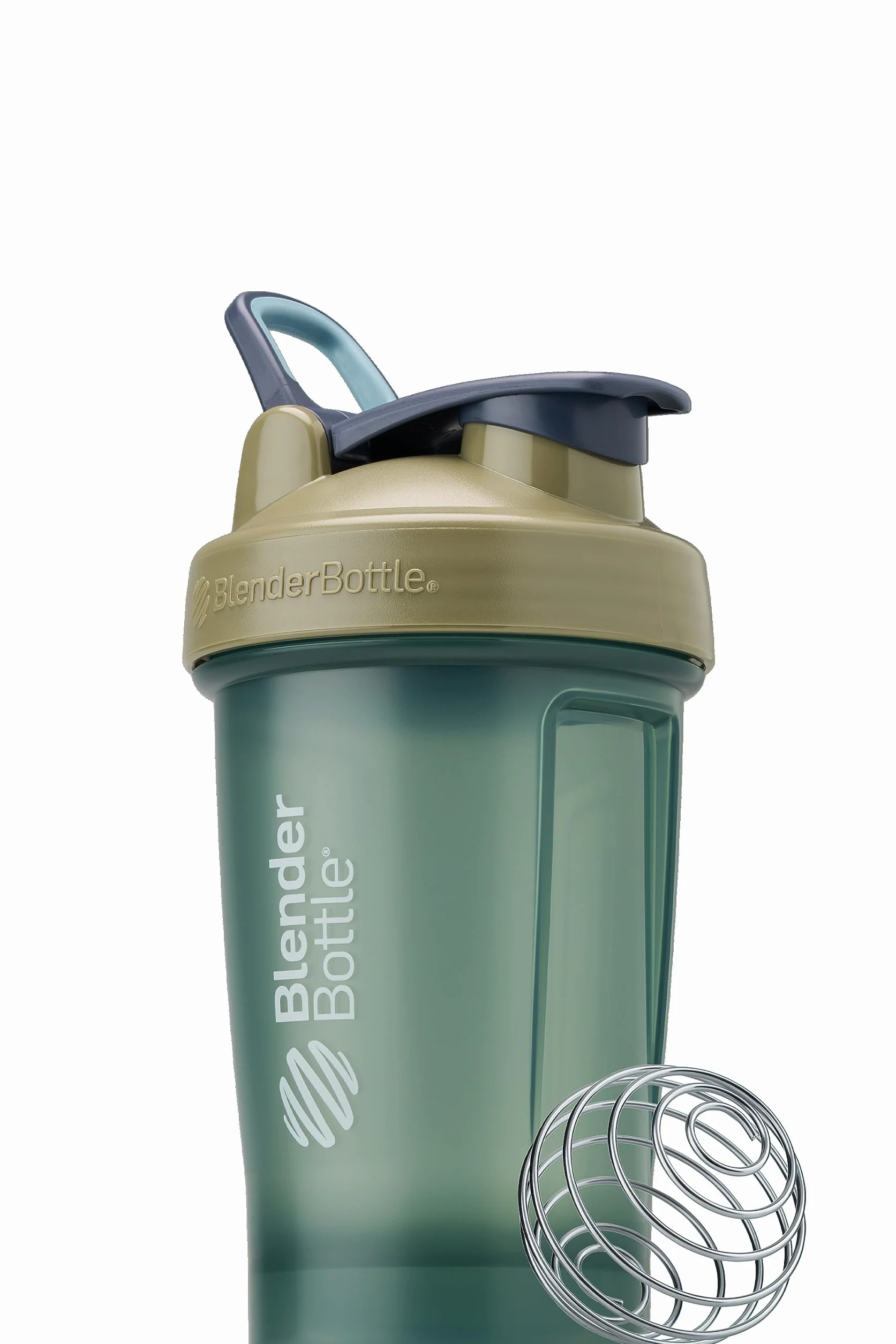 BlenderBottle Butelka shaker klasyczna V2 idealna do koktajli białkowych i przedtreningowych, 567 g, kolor beżowy