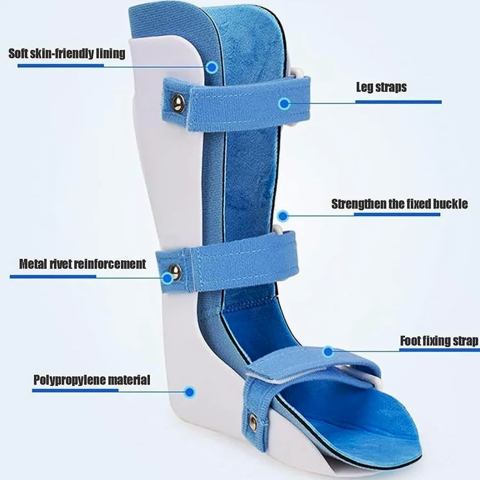 Orteza stawu skokowo-stępowego, Ankle Drop Adjustable Foot Supports Stabiliser For Flaccid And Dorsiflexion Movement(Left,L)