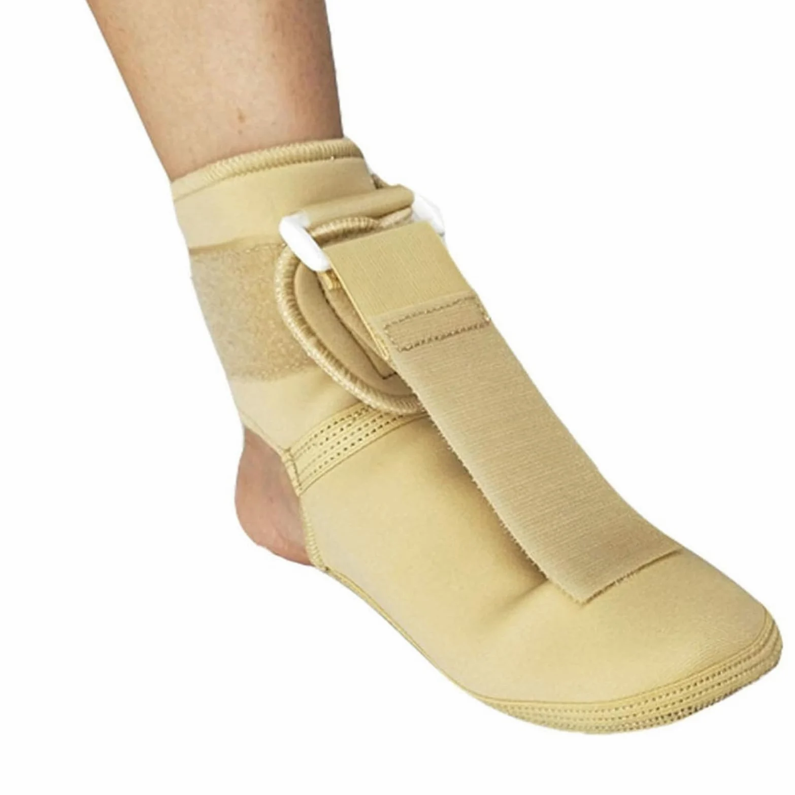 orteza na opadającą stopę, Regulowana orteza na noc, rozcięgno podeszwowe, stopę, łagodzenie bólu(Beige,S)