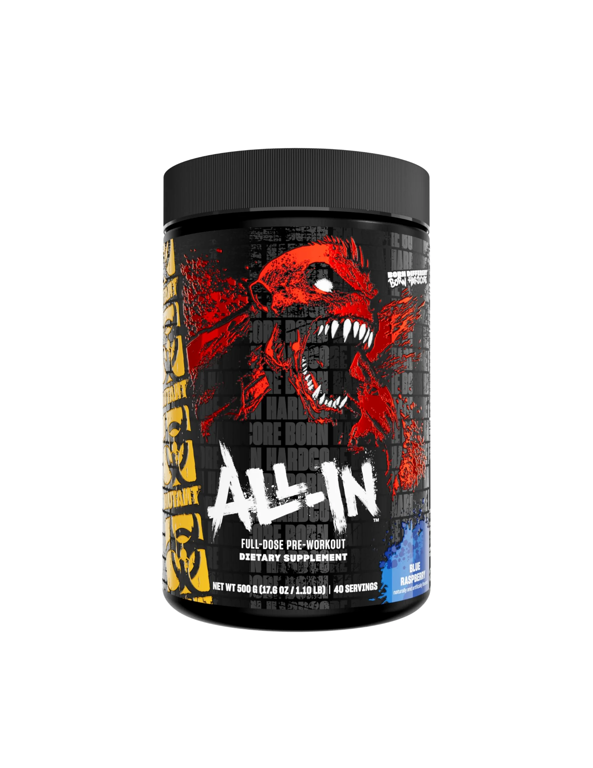 Mutant Mutant All-In (40 serv) Blue Raspberry - Przedtreningówki - Wzmacniacz przedtreningowy