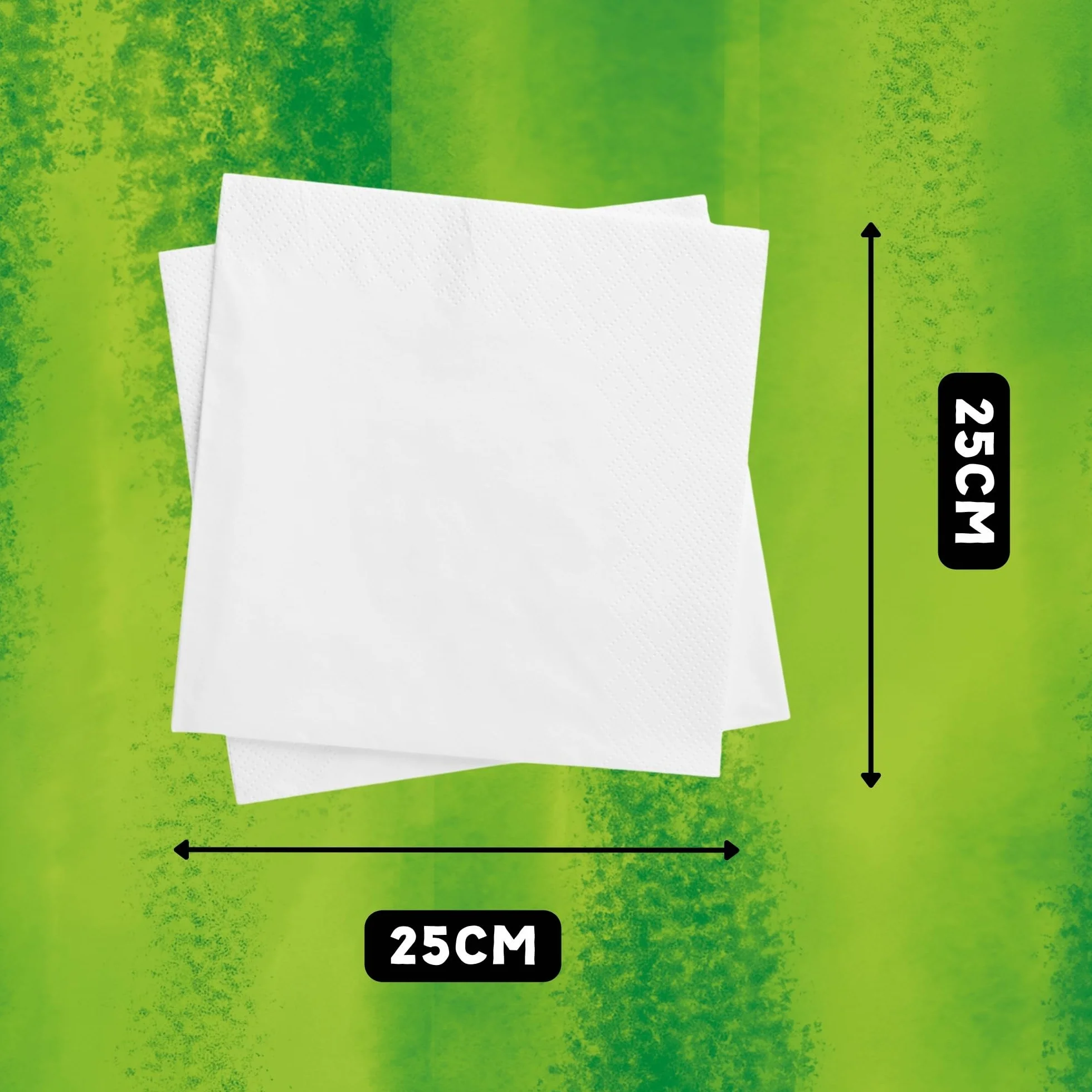 The Cheeky Panda Serwetki koktajlowe, bez plastiku, 100 sztuk, 30 sztuk