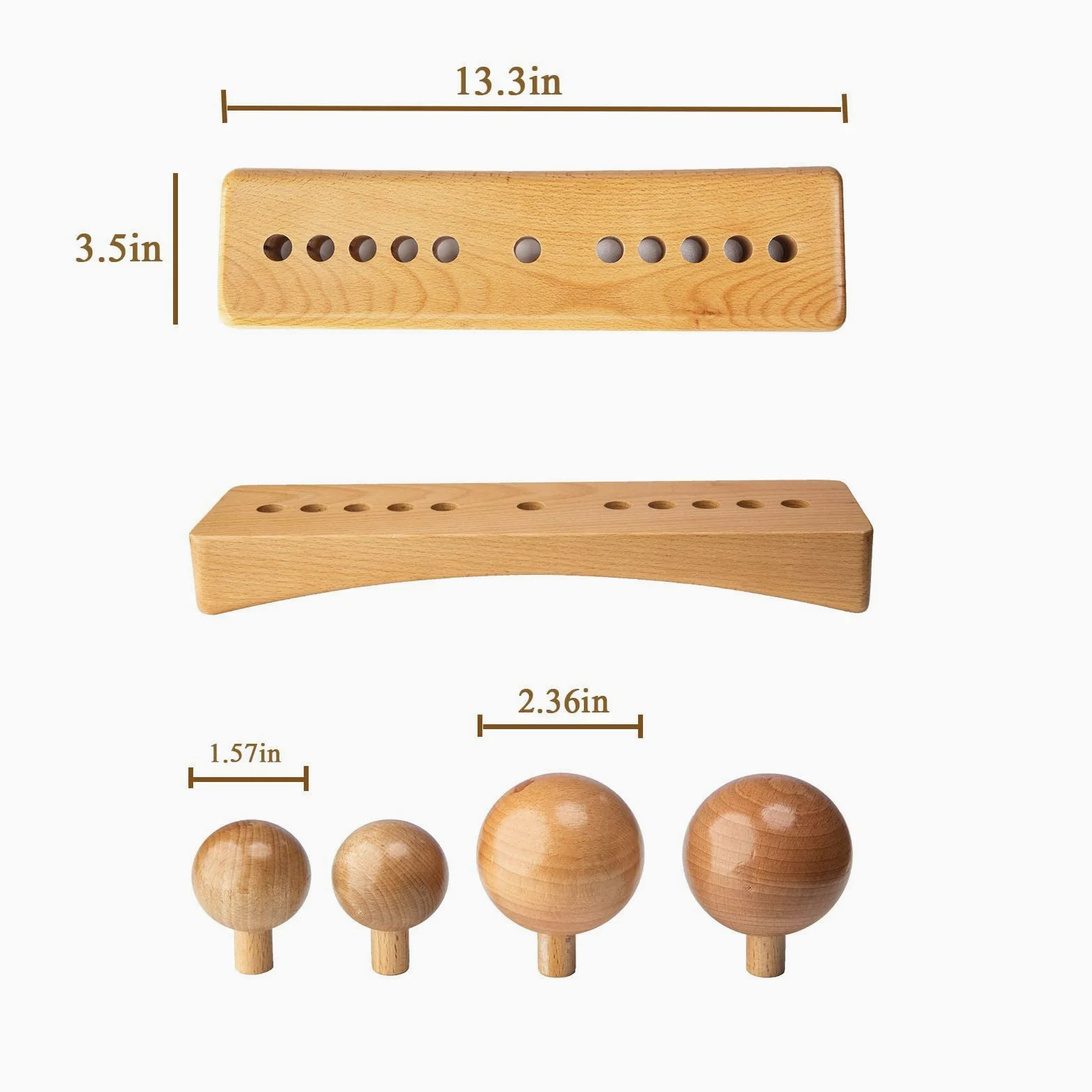 Mikako Narzędzie do uwalniania Psoas, narzędzie do uwalniania potylicznego, hak biodrowy, osobisty masaż ciała do uwolnienia pleców, punkt spustowy, narzędzia do masażu do terapii drewnem, w zestawie