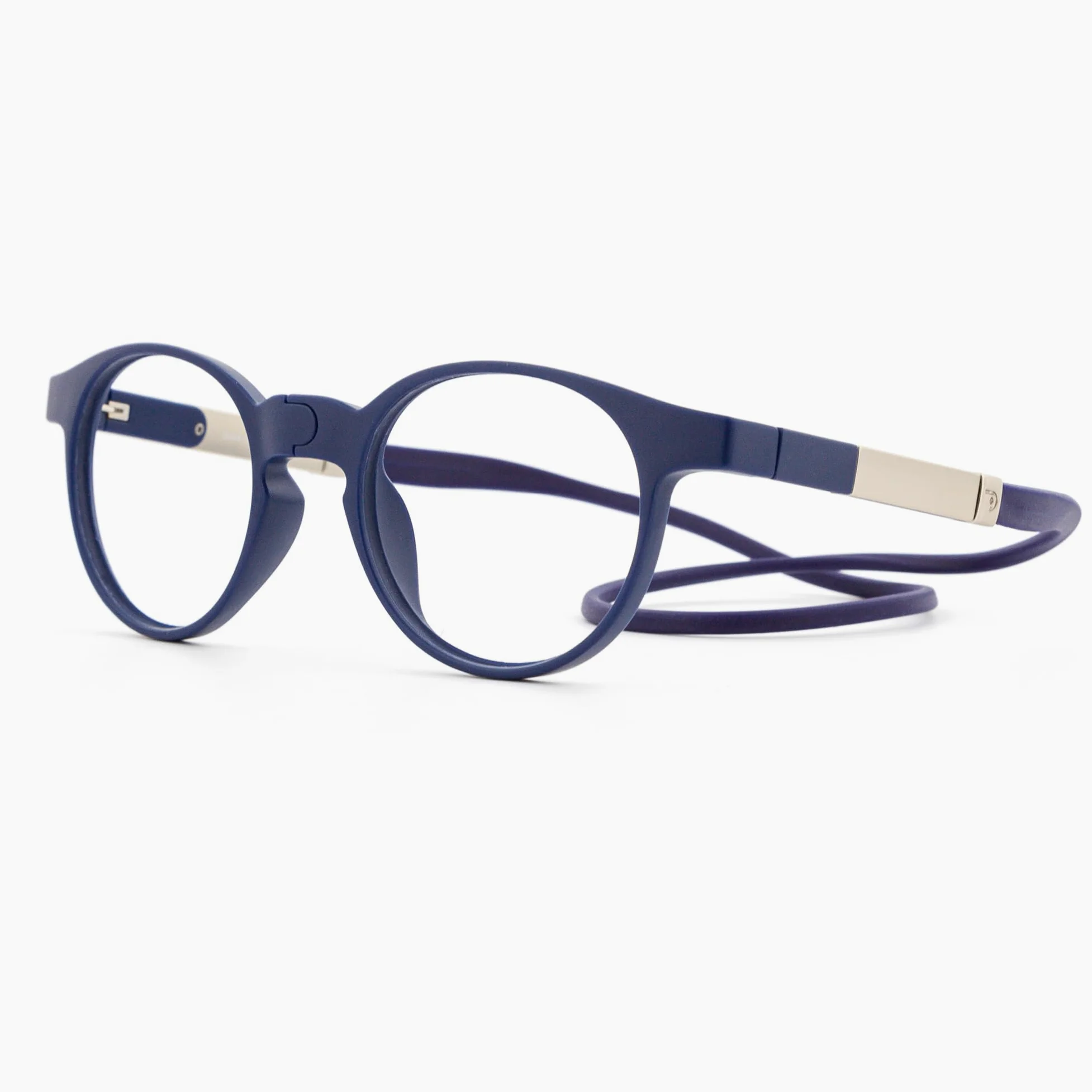 DIDINSKY Okulary prezbitowe z magnesami i filtrem niebieskiego światła. Magnetyczne okulary do czytania dla mężczyzn i kobiet z soczewkami antyrefleksyjnymi. Indigo 0.0 - DIKRIK FLEX UFFIZI, Indygo,