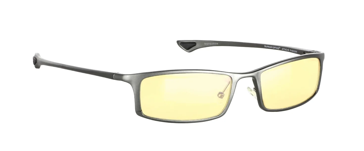 Gunnar Optis Phenom Graphite okulary do wyświetlacza komputera szare