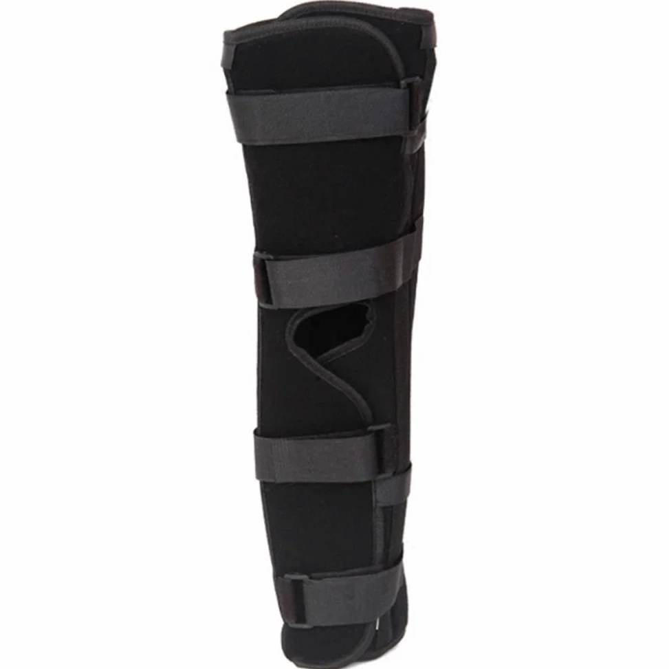 Regulowany Stabilizator Kolana, Orteza Stabilizująca Nogę, Ochraniacz Aktywności, Czarny-Średni,Black-M