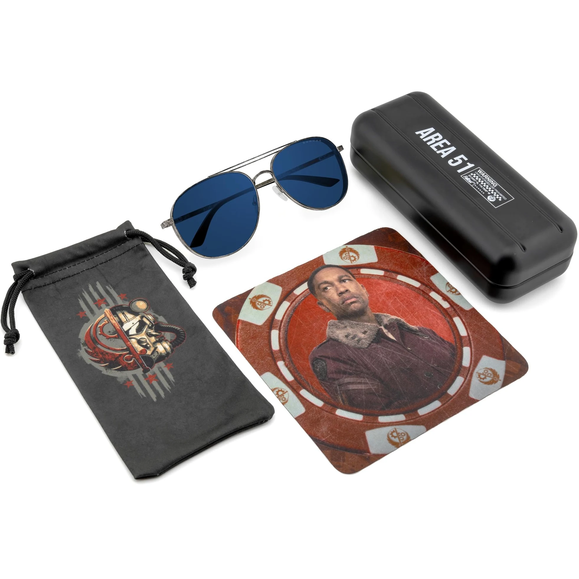 GUNNAR x Fallout Okulary - Brotherhood of Steel - Gunmetal - Sun