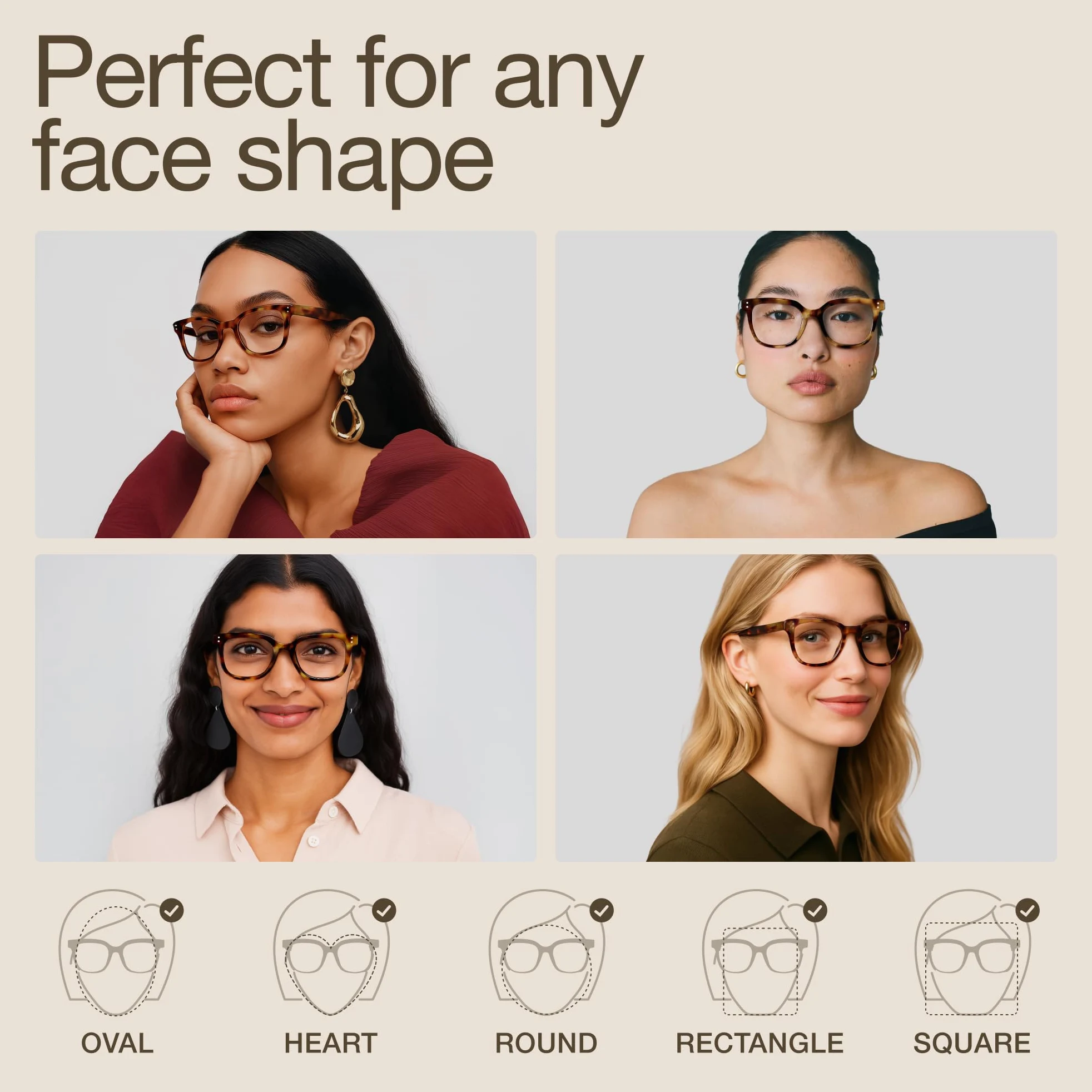 miyya Oversized Blue Light Glasses For Woman, Fashion, Screen Computer Screen, Okulary bez recepty dla kobiet