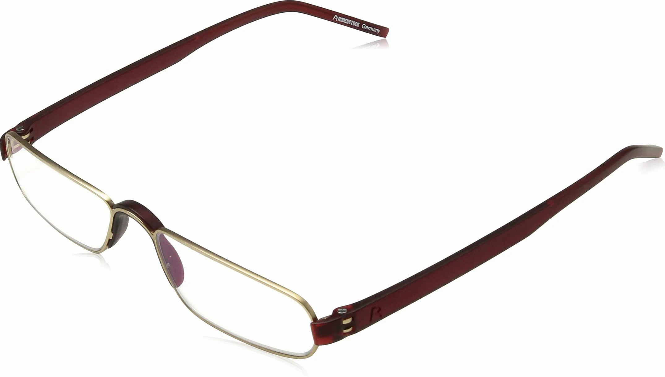 Rodenstock Akcesorium do czytania z lustrzanymi soczewkami i pełną krawędzią, okulary z lekką ramą ze stali nierdzewnej, dla dalekowidzów Uniseks ProRead R2180 (1 w zestawie)