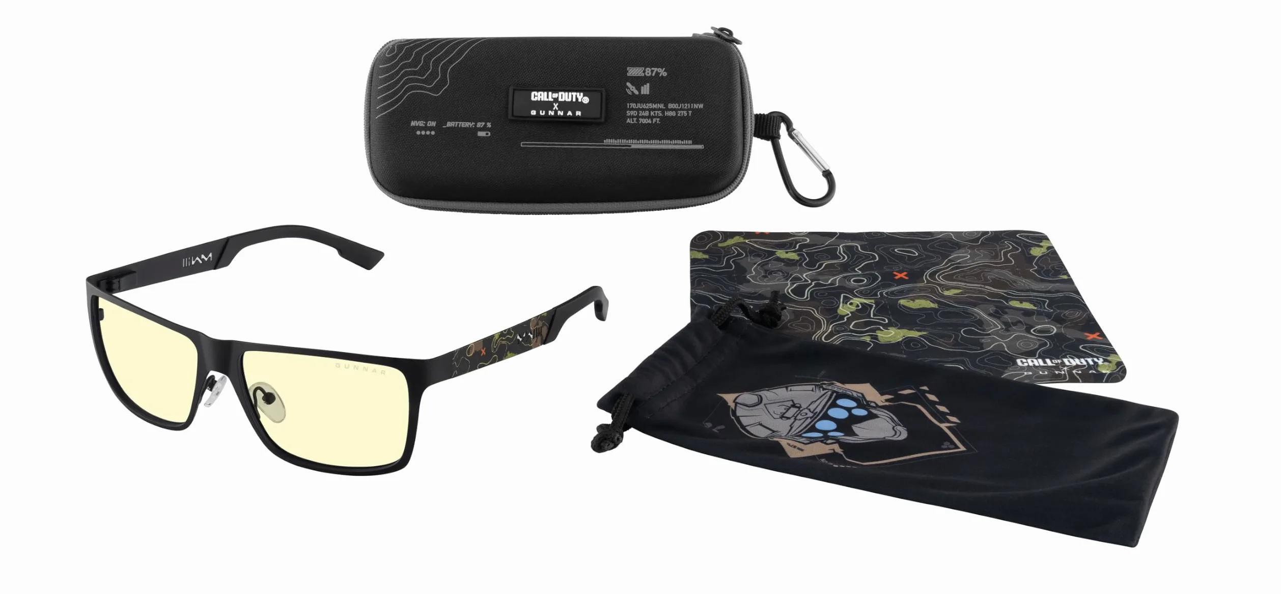 GUNNAR x Call of Duty Okulary gamingowe - Filtr światła niebieskiego | Okulary PC/gaming - Call of Duty - Filtr światła niebieskiego - Opatentowana technologia od 2002 roku