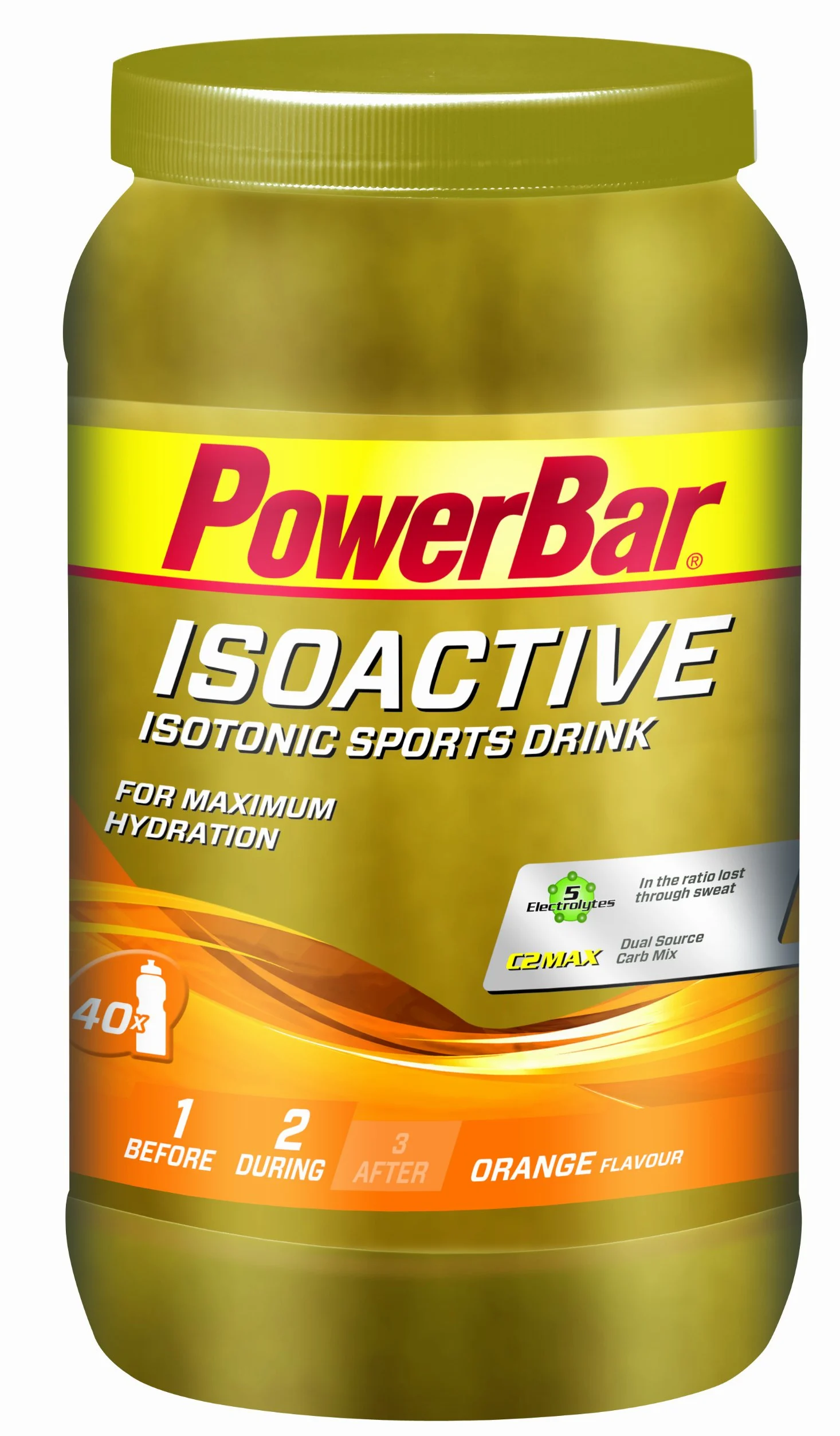 Powerbar Isoactive napój sportowy, pomarańczowy, 1320 g