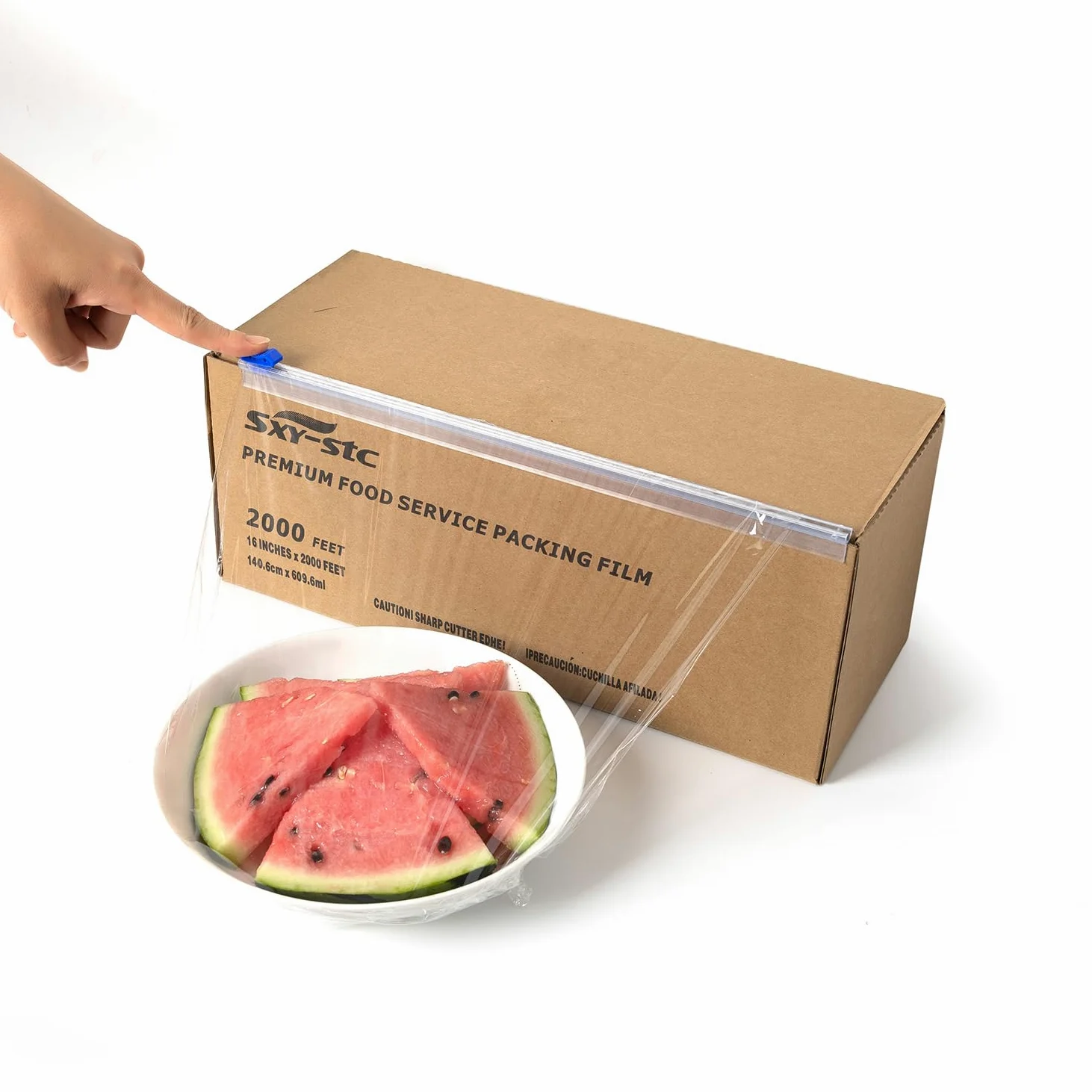 Folia plastikowa Premium Food Service, 2000 stóp, szerokość 40 cm