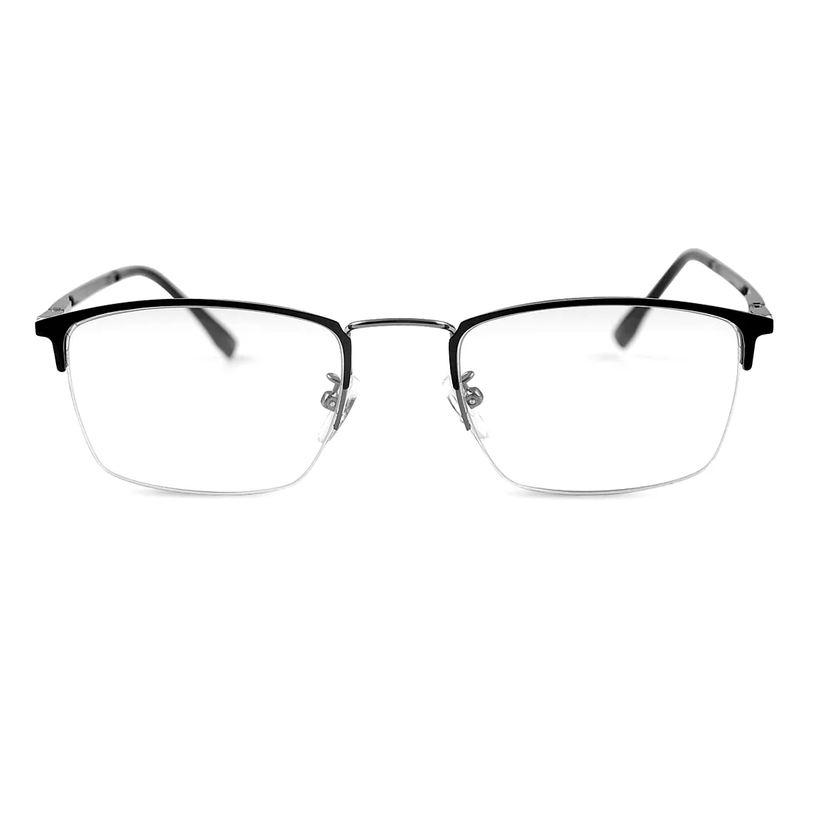 MIRYEA Zawiasy sprężynowe, fotochromowe, progresywne, wieloogniskowe, okulary do czytania, niebieskie blokowanie światła, okulary wieloogniskowe, czarny, 2.5