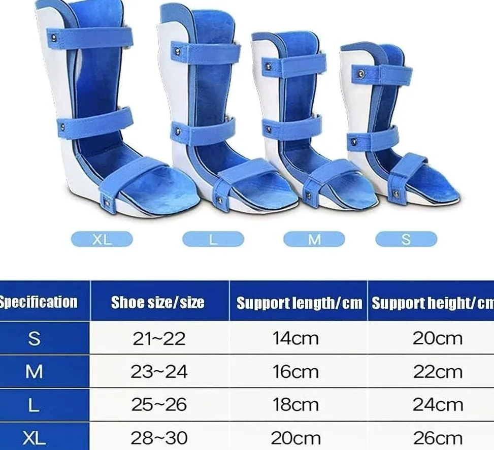 Orteza stawu skokowo-stępowego, Ankle Drop Adjustable Foot Supports Stabiliser For Flaccid And Dorsiflexion Movement(Left,L)