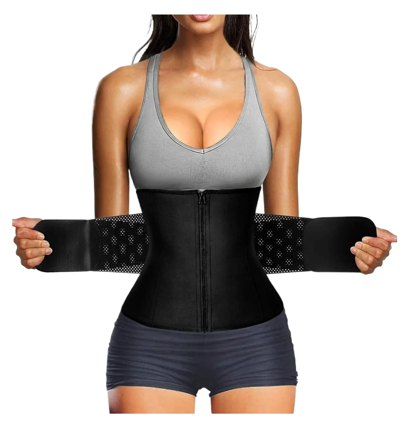Podparcie Lędźwiowe Pas Do Ćwiczeń Talii, Kontrola Brzucha, Gorset Wyszczuplający, Trymer, Sauna, Pot, Modelujący Sylwetkę, Trening Pas Biodrowy(3XL)
